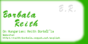 borbala reith business card